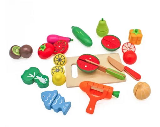 צעצועי עץ לילדים - מגש פירות 2