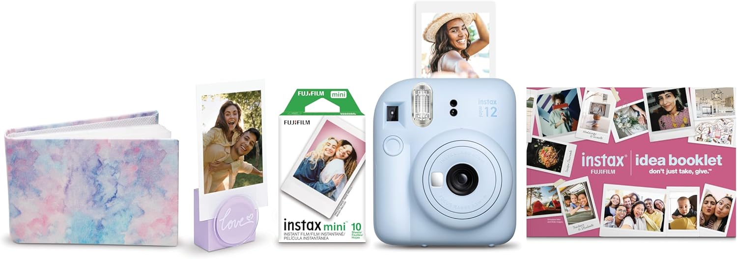 Fujifilm Instax Mini 12 - מארז הכולל תמונות ואלבום - TPOP